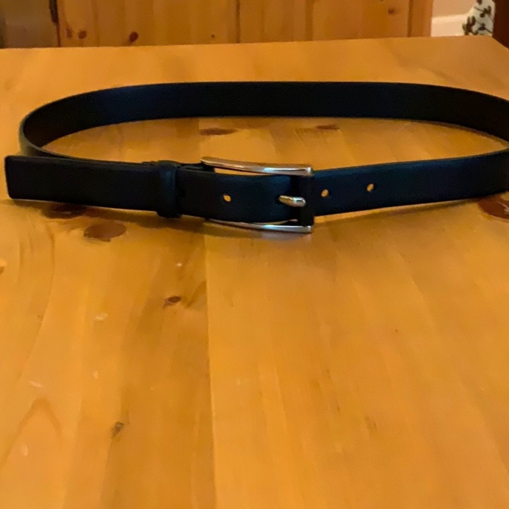 Banana Republic Italian Leather Belt - Black